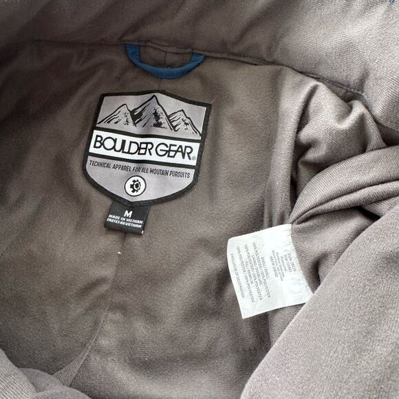 BOULDER GEAR Men’s Size M Ski Snow Pants Blue Polyester Outdoors Performance GUC - Picture 8 of 14